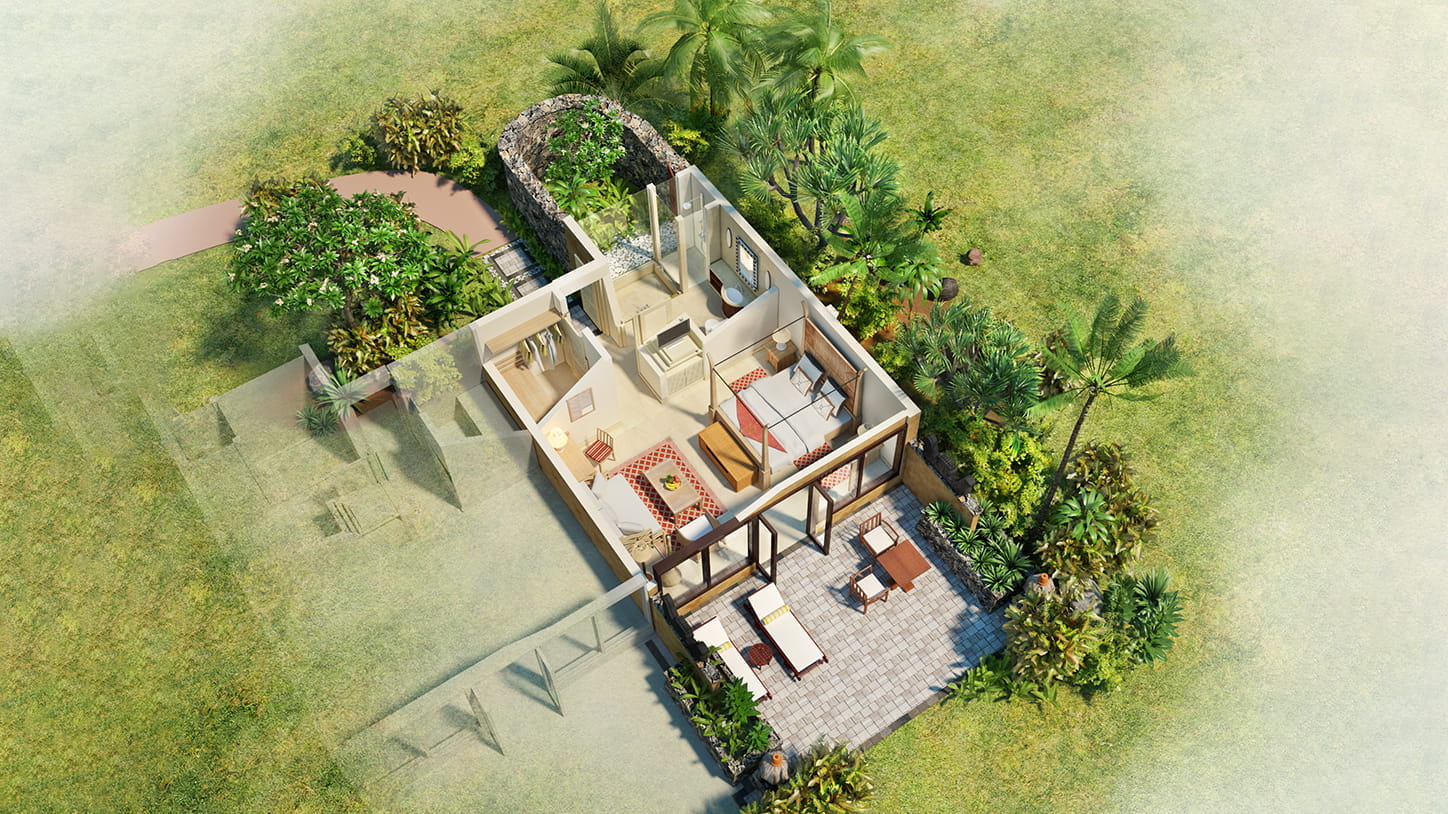 Luxury Pavilion at The Oberoi Beach Resort Mauritius